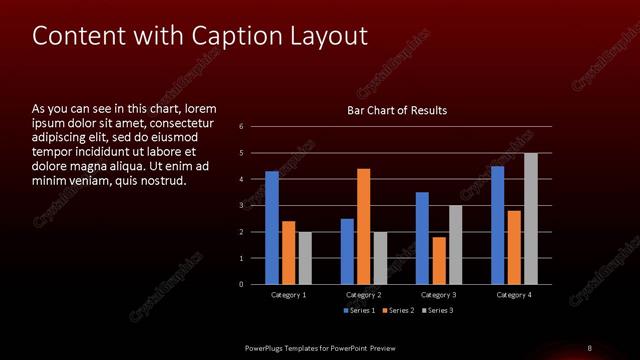 Content with Caption presentation slide layout