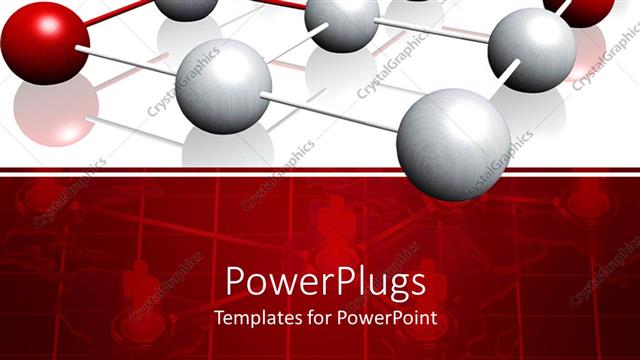  Presentation with interconnected - Round spheres interconnected with data exchange between two terminals