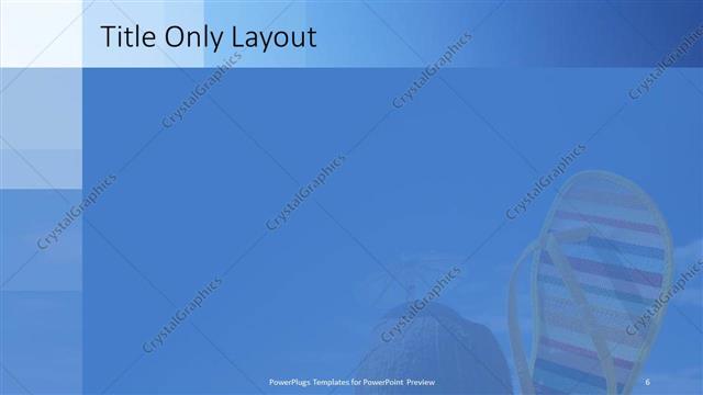 Title Only presentation slide layout