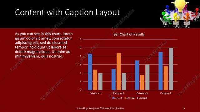 Content with Caption presentation slide layout