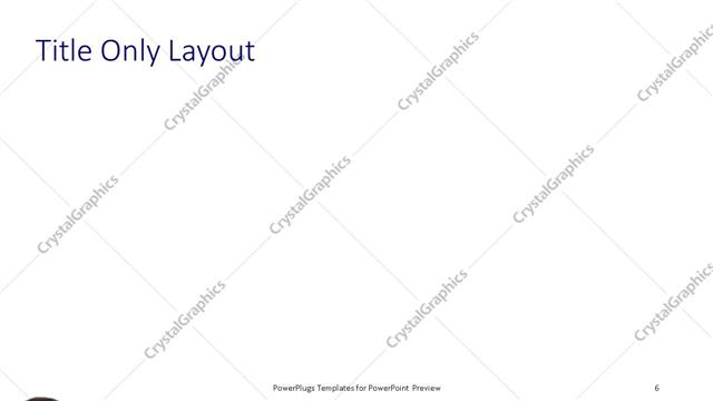 Title Only presentation slide layout