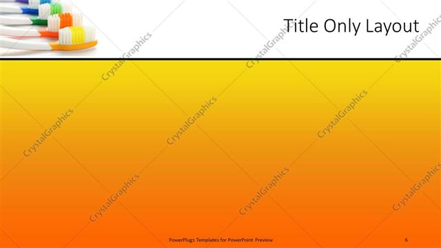 Title Only presentation slide layout