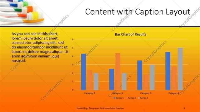 Content with Caption presentation slide layout