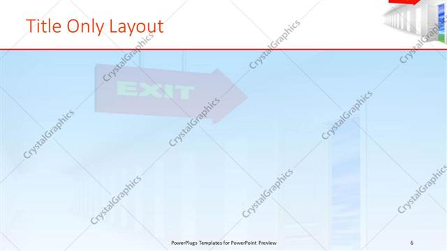 Title Only presentation slide layout