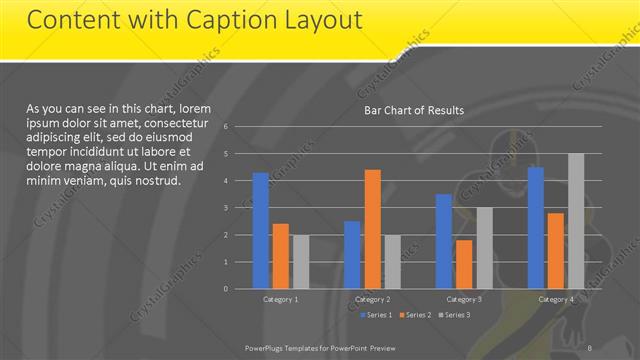 Content with Caption presentation slide layout