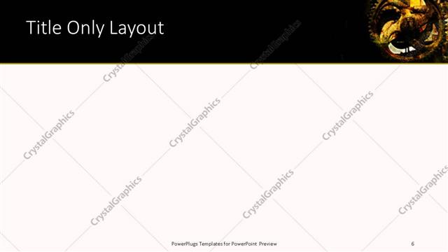 Title Only presentation slide layout