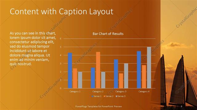 Content with Caption presentation slide layout