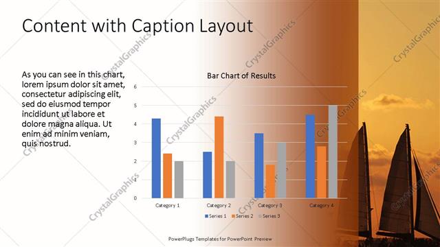 Content with Caption presentation slide layout