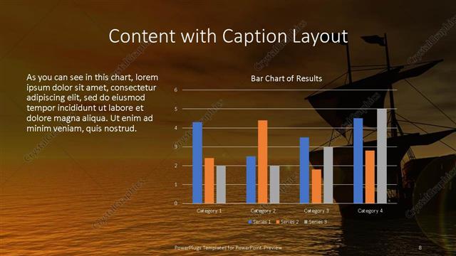 Content with Caption presentation slide layout