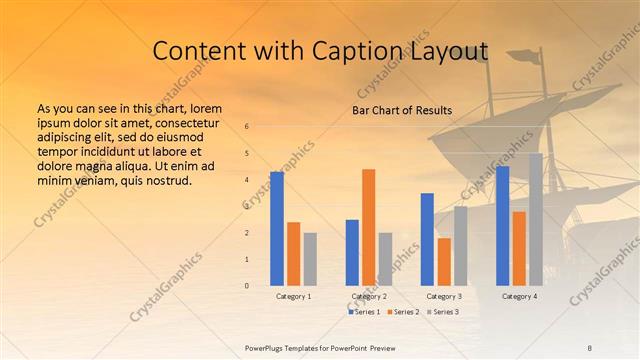 Content with Caption presentation slide layout