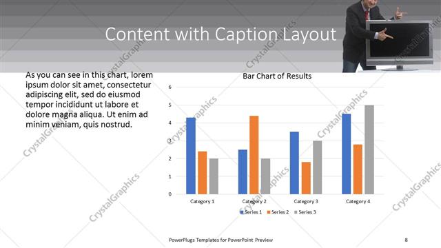 Content with Caption presentation slide layout