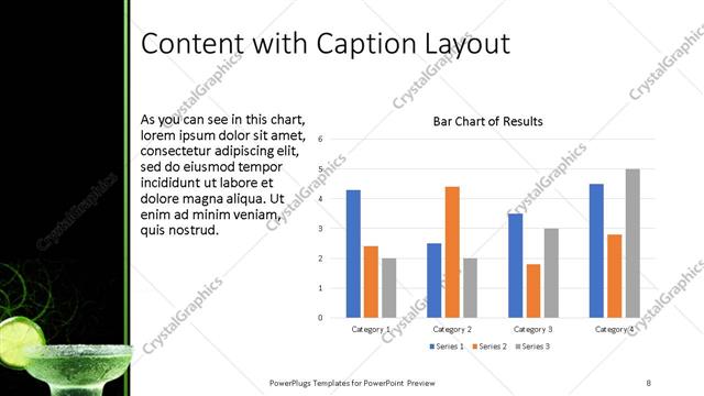 Content with Caption presentation slide layout