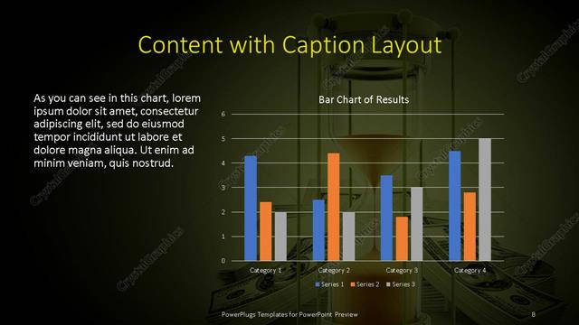Content with Caption presentation slide layout