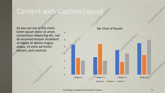 Content with Caption presentation slide layout
