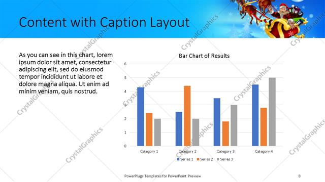 Content with Caption presentation slide layout