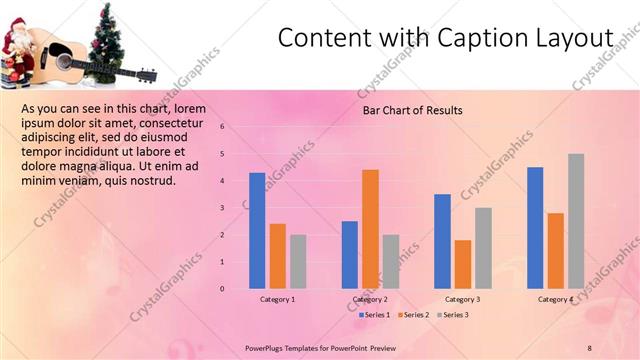 Content with Caption presentation slide layout