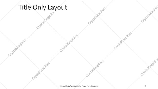 Title Only presentation slide layout