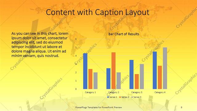 Content with Caption presentation slide layout