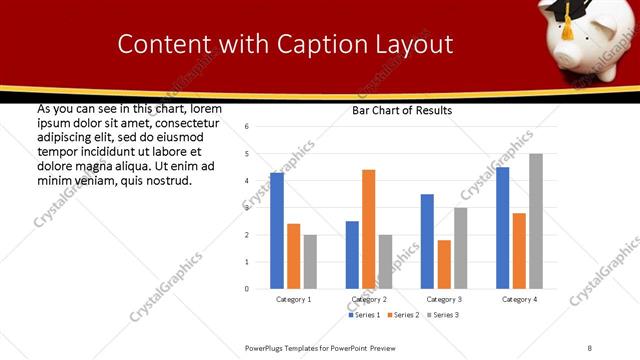 Content with Caption presentation slide layout