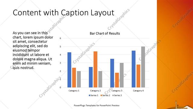 Content with Caption presentation slide layout