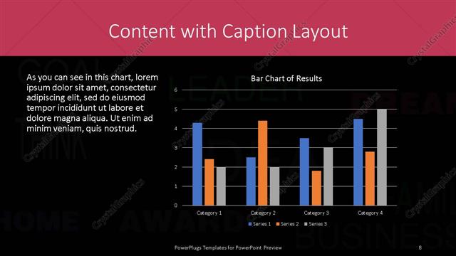 Content with Caption presentation slide layout