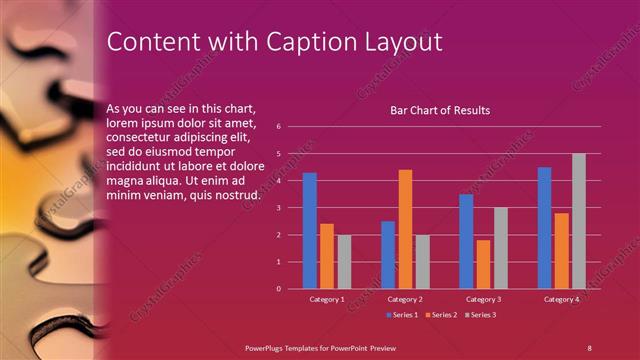 Content with Caption presentation slide layout