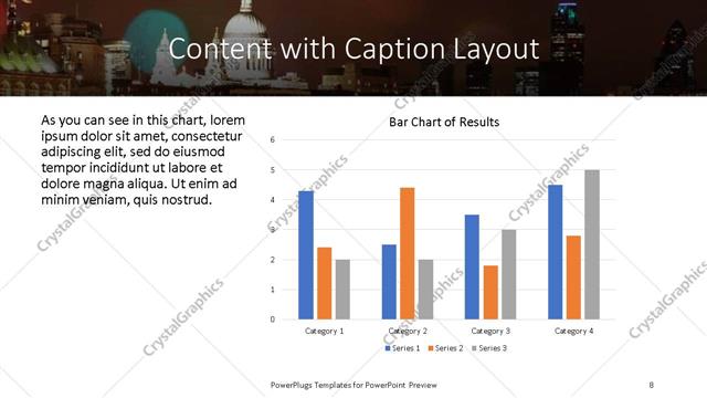 Content with Caption presentation slide layout