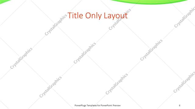 Title Only presentation slide layout