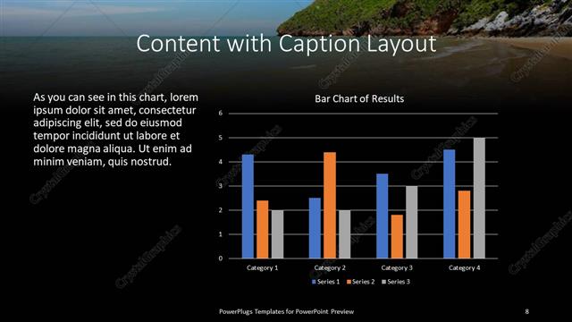 Content with Caption presentation slide layout