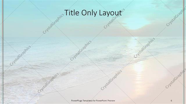 Title Only presentation slide layout