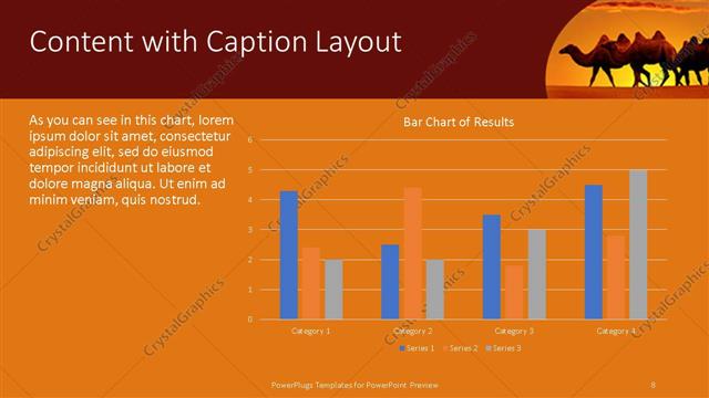 Content with Caption presentation slide layout