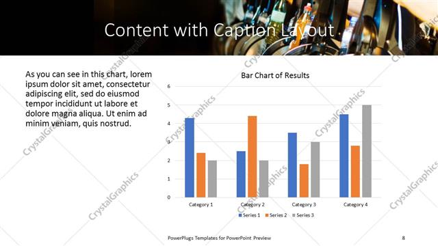 Content with Caption presentation slide layout
