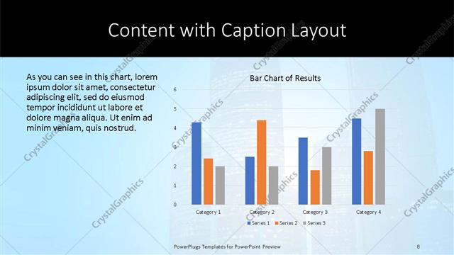 Content with Caption presentation slide layout