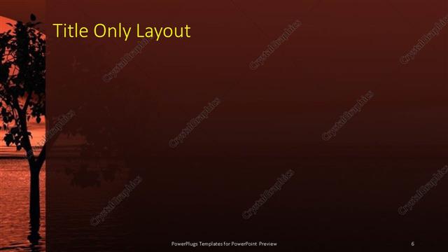 Title Only presentation slide layout