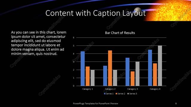 Content with Caption presentation slide layout