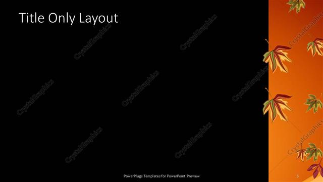 Title Only presentation slide layout