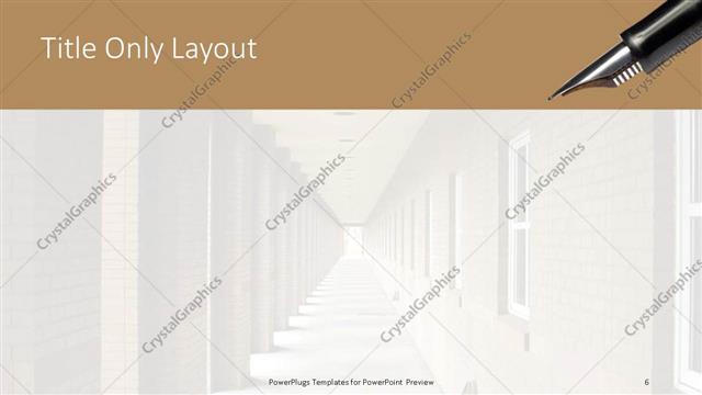 Title Only presentation slide layout