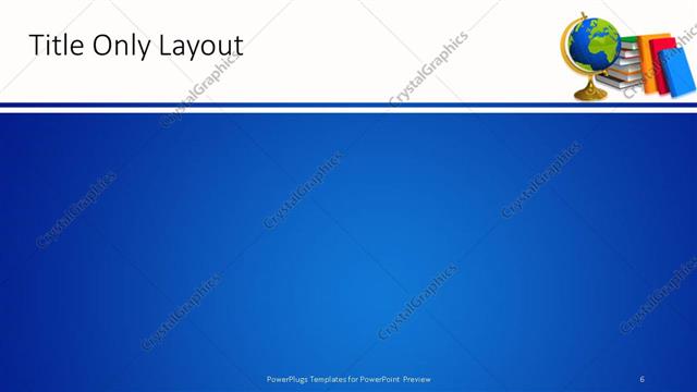 Title Only presentation slide layout