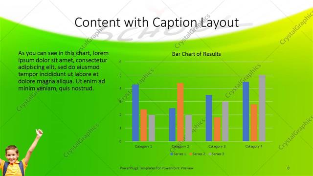 Content with Caption presentation slide layout