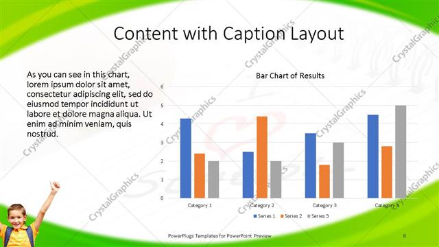 Content with Caption presentation slide layout