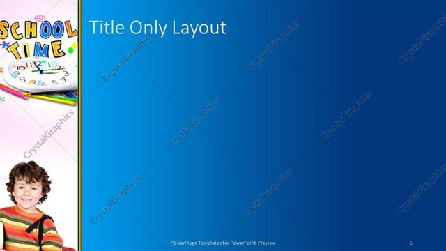 Title Only presentation slide layout
