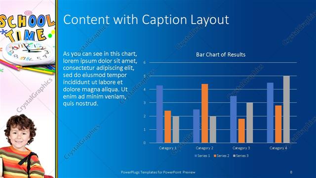Content with Caption presentation slide layout