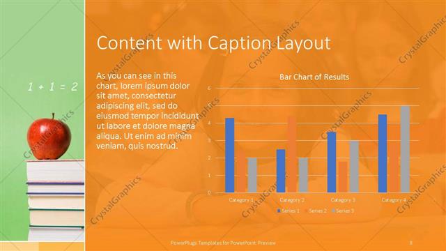 Content with Caption presentation slide layout