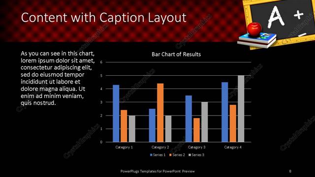Content with Caption presentation slide layout