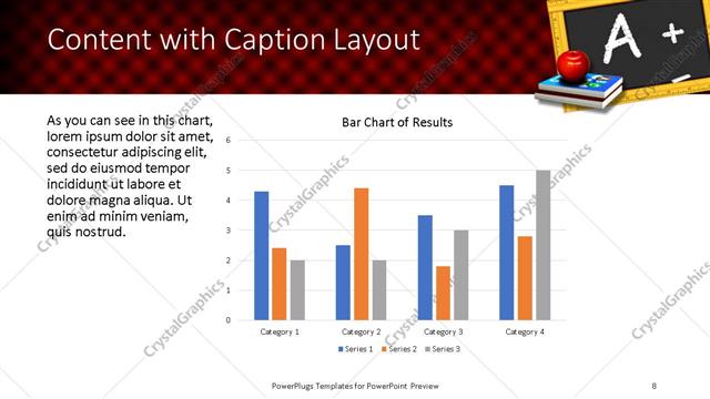 Content with Caption presentation slide layout
