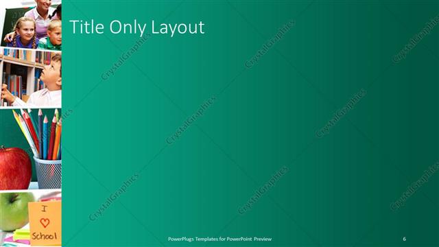 Title Only presentation slide layout