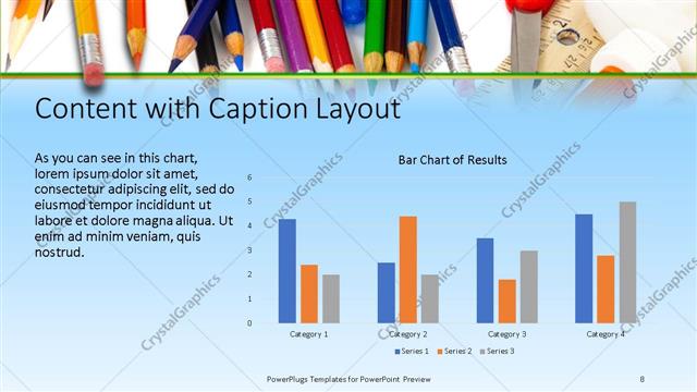 Content with Caption presentation slide layout