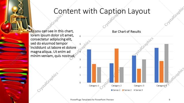 Content with Caption presentation slide layout