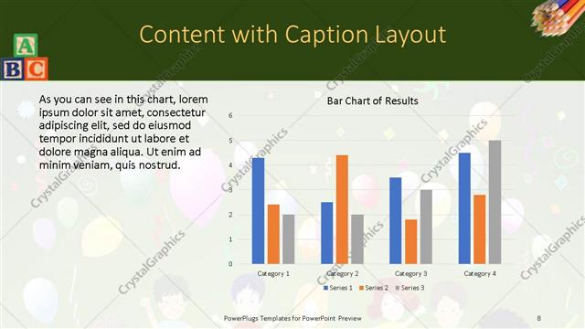Content with Caption presentation slide layout