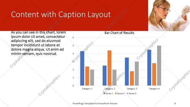 Content with Caption presentation slide layout